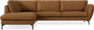Madison - 3-sits soffa med divan vänster - Brun