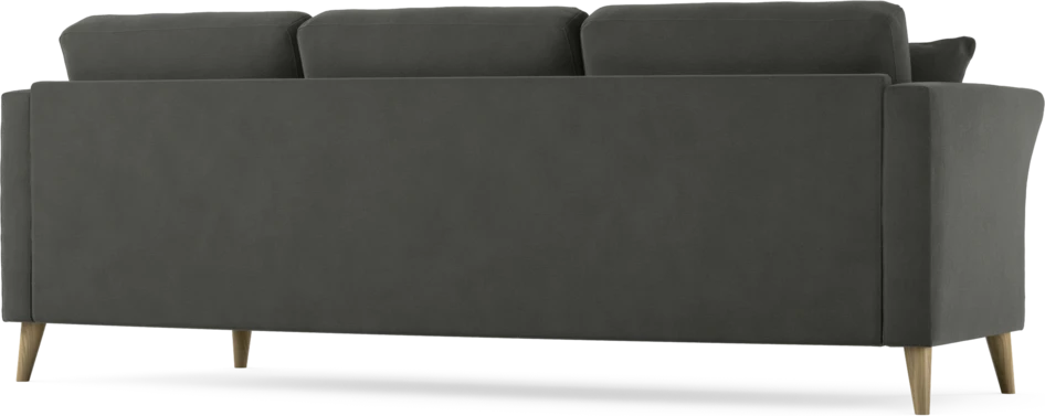 Eden - 3-sits soffa svängd - Grå