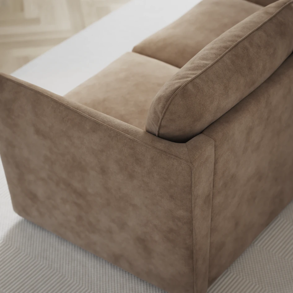 Öland - Bäddsoffa med divan vänster och schäslong höger - Beige