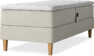 Delux Dream - Ställbar säng, enkelsäng med bäddmadrass - Beige