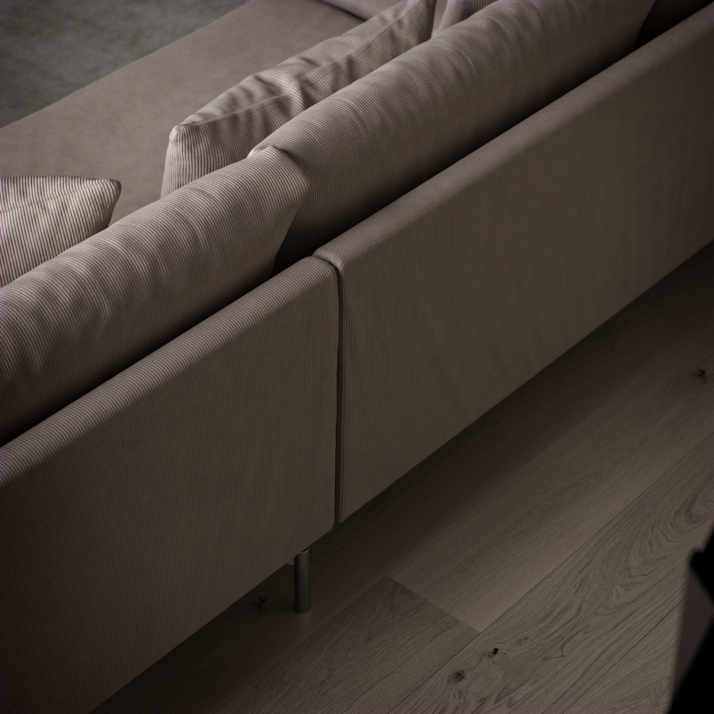 Harper - 3-sits soffa med divan höger - inspiration
