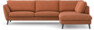 Madison Lux - 3-sits soffa med divan höger - Orange