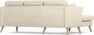 Eden - 2-sits soffa med schäslong - Beige