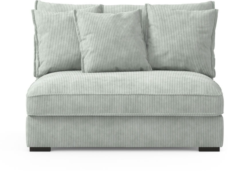 Rossi - 2-sits utan armstöd - Blå