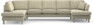 Eden - 3-sits soffa med divan vänster och schäslong höger - Beige