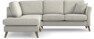Eden - 2-sits soffa med divan - Grå