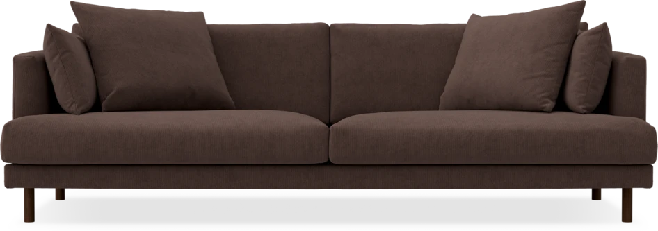 Harper - 4-sits soffa - Brun