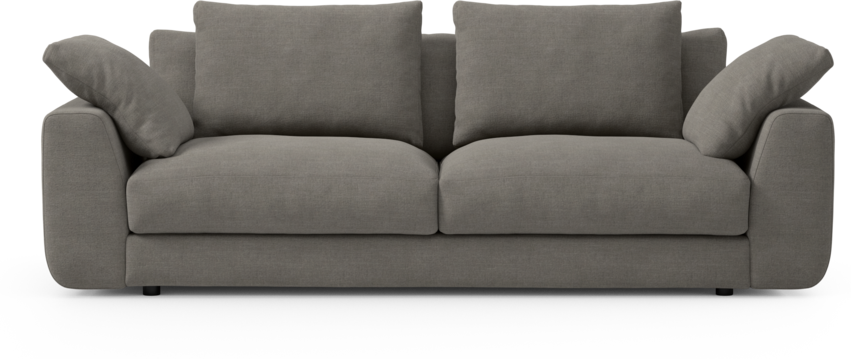 Amie - 3-sits soffa - Grå