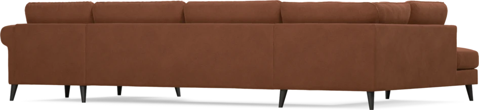 Bridge - 3-sits soffa med divan vänster och schäslong höger - Orange