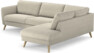 Bridge - 3-sits soffa med divan höger - Beige