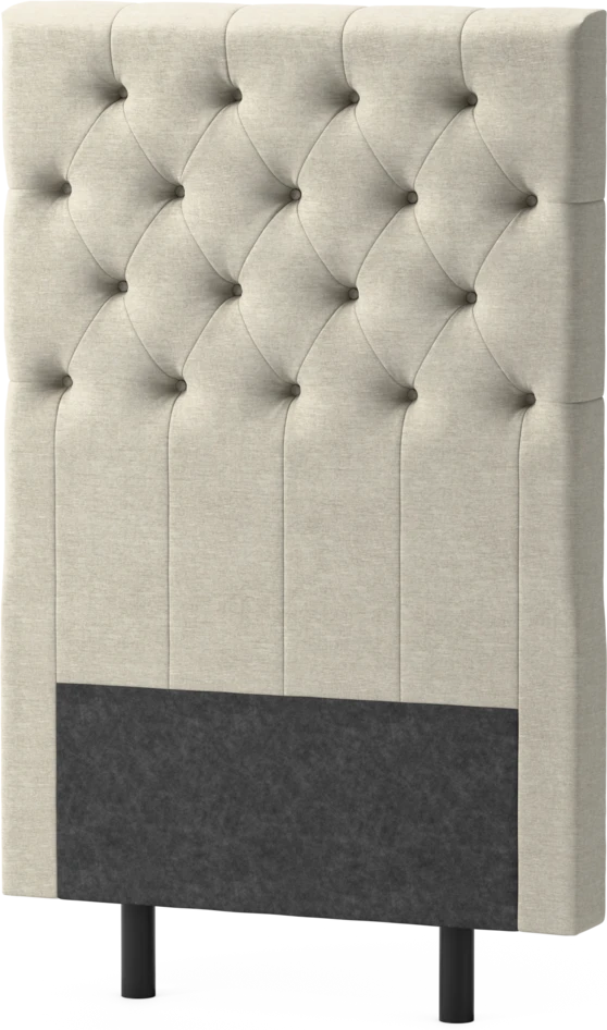 Delux Pikerad XL - Sänggavel, 90-210 cm - Beige