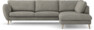 Madison Lux - 3-sits soffa med divan höger - Vit