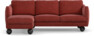 Madison Lux - 2-sits soffa med schäslong vänster - Rosa