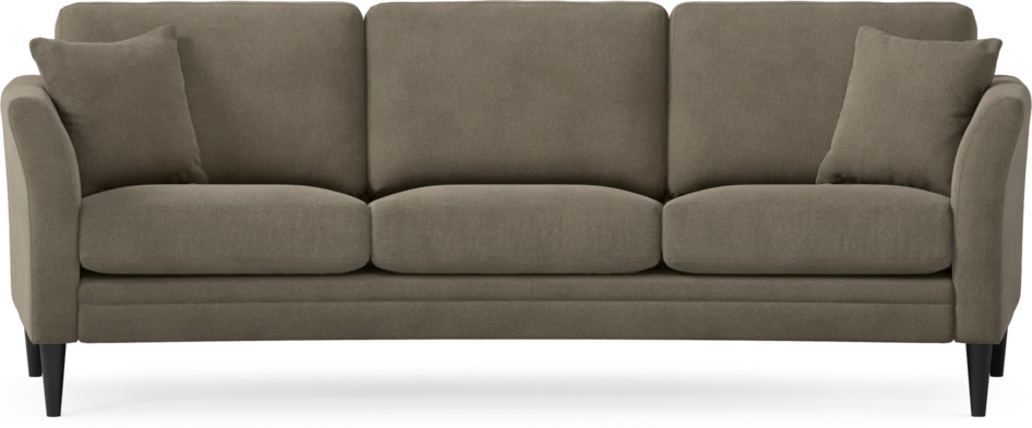 Eden - 3-sits soffa svängd - Beige