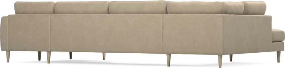 Bridge - 3-sits soffa med divan vänster och schäslong höger - Beige