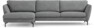 Madison Lux - 3-sits soffa med schäslong vänster - Vit