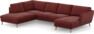 Madison Lux - 2-sits soffa med divan vänster och schäslong höger - Rosa