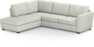 Friday - 2,5-sits soffa med divan vänster - Vit