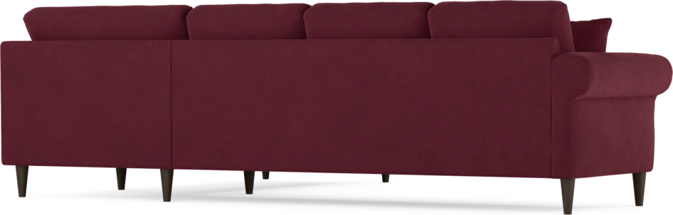 Eden - Hörnsoffa, 3+2-sits - Röd