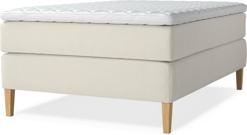 Delux Exclusive - Kontinentalsäng, enkelsäng 140 cm med bäddmadrass