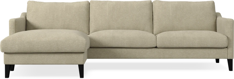 Winston - 3-sits soffa med schäslong, vändbar - Beige