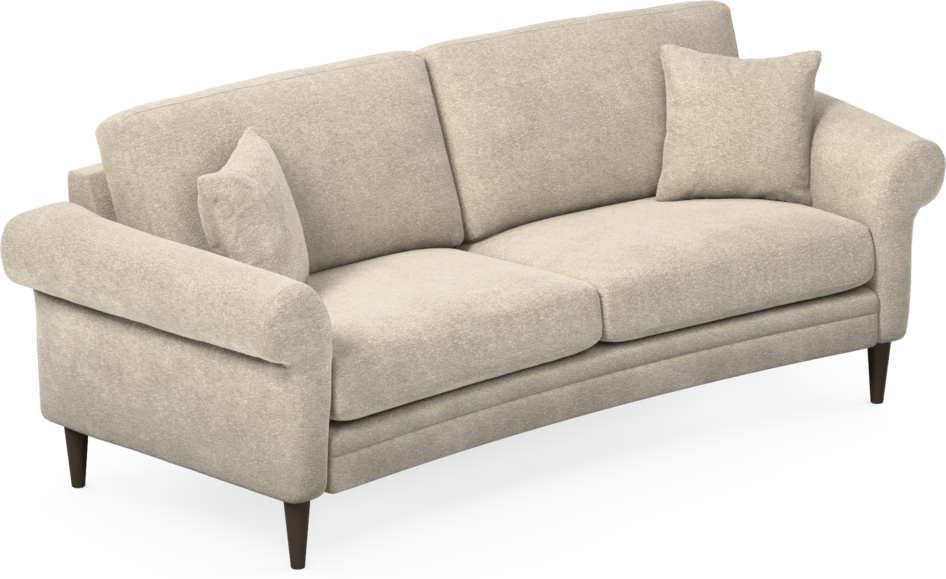 Eden - 2,5-sits soffa svängd - Beige