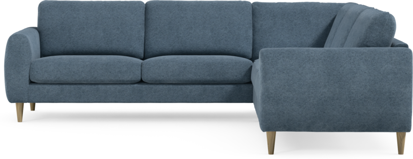 Bridge - Hörnsoffa, 2+2-sits - Blå