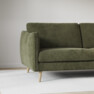 Madison Lux - 2-sits soffa med schäslong vänster - Grön