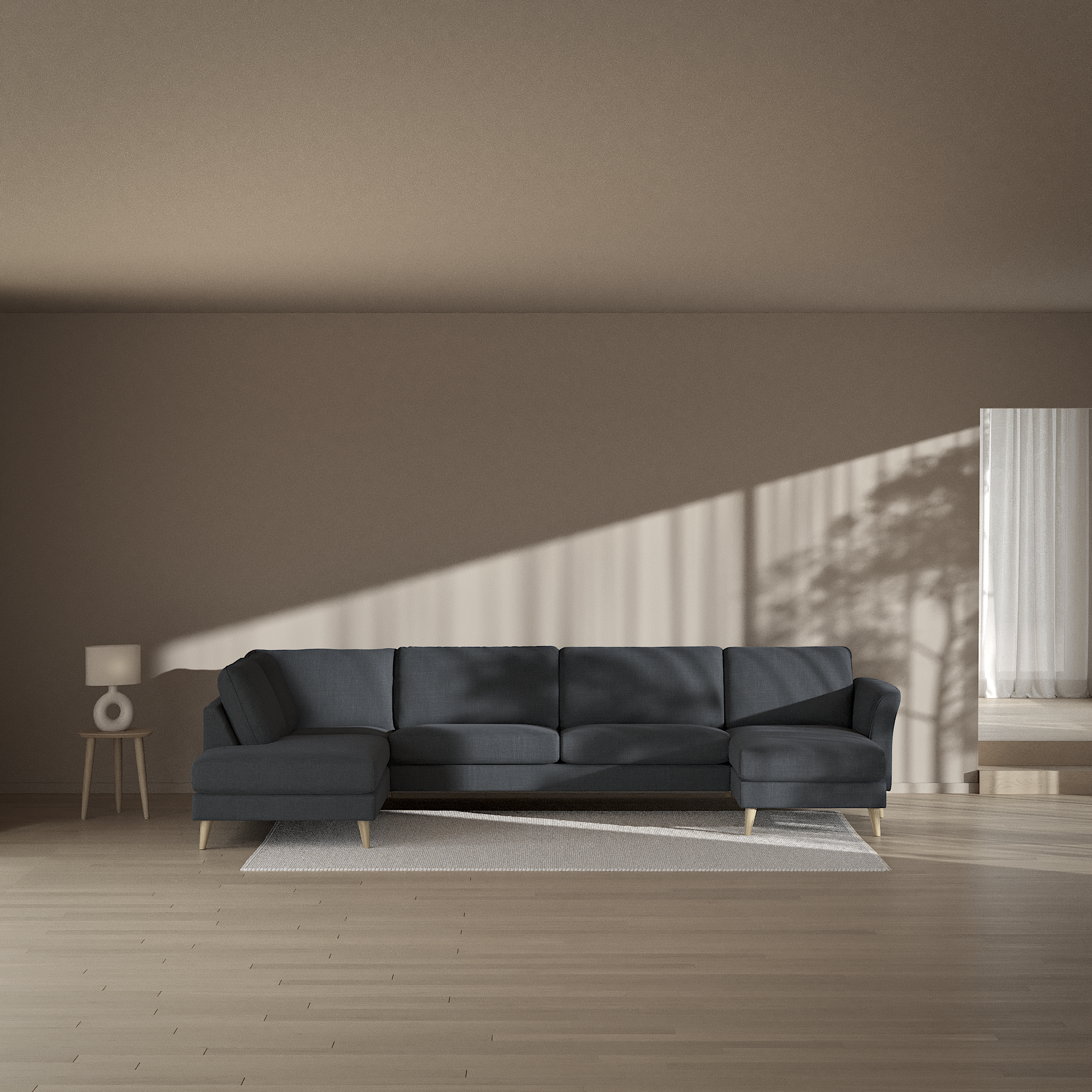Bridge - 3-sits soffa med divan vänster och schäslong höger - inspiration