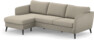 County - 3-sits soffa med flyttbar schäslong - Grå
