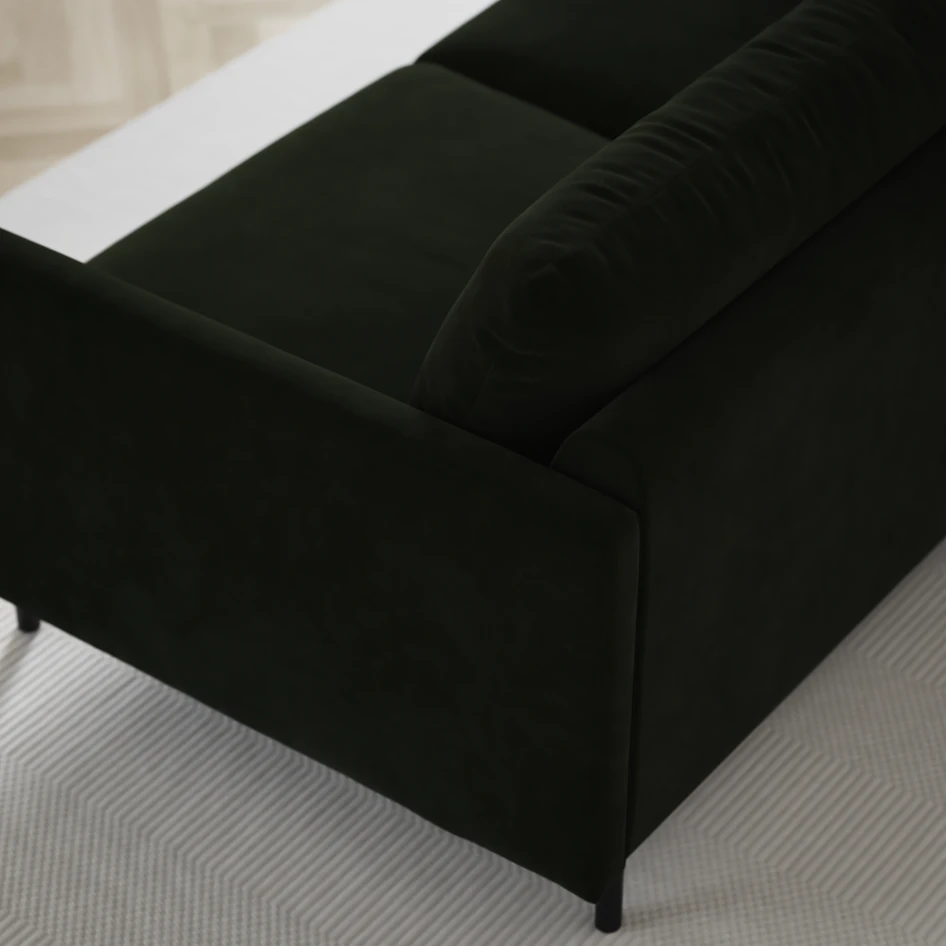 Madison Lux - Hörnsoffa 2+3-sits, hörn 1 - Grön