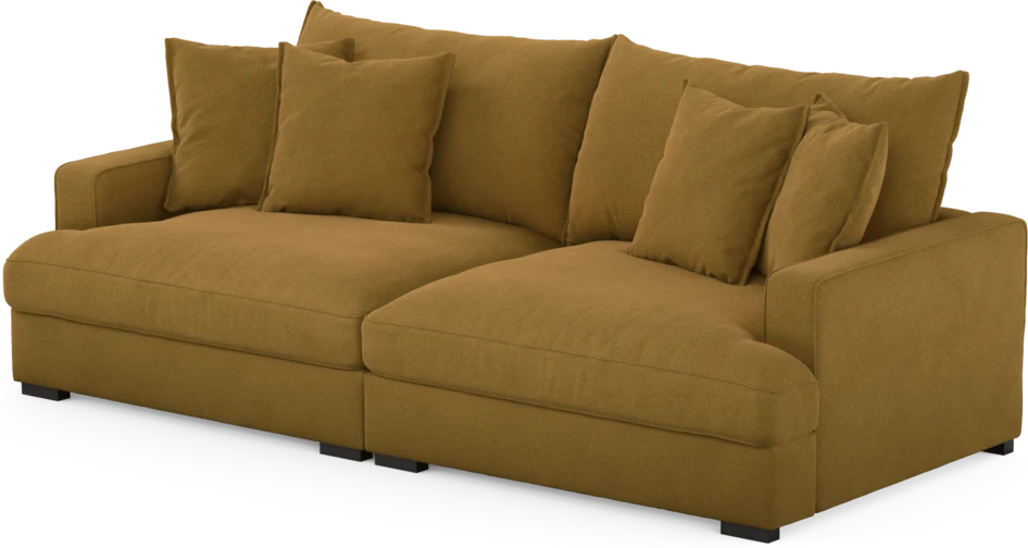 Rossi - 3-sits soffa - Gul