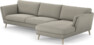 Madison Lux - 3-sits soffa med schäslong höger - Grå