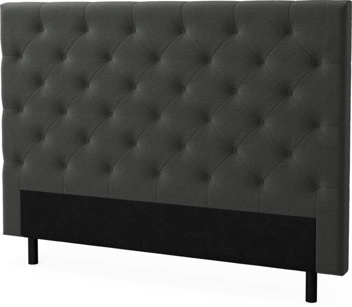 Delux Pikerad - Sänggavel, 90-210 cm - Grå