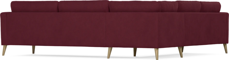Bridge - Hörnsoffa, 2+3-sits - Röd