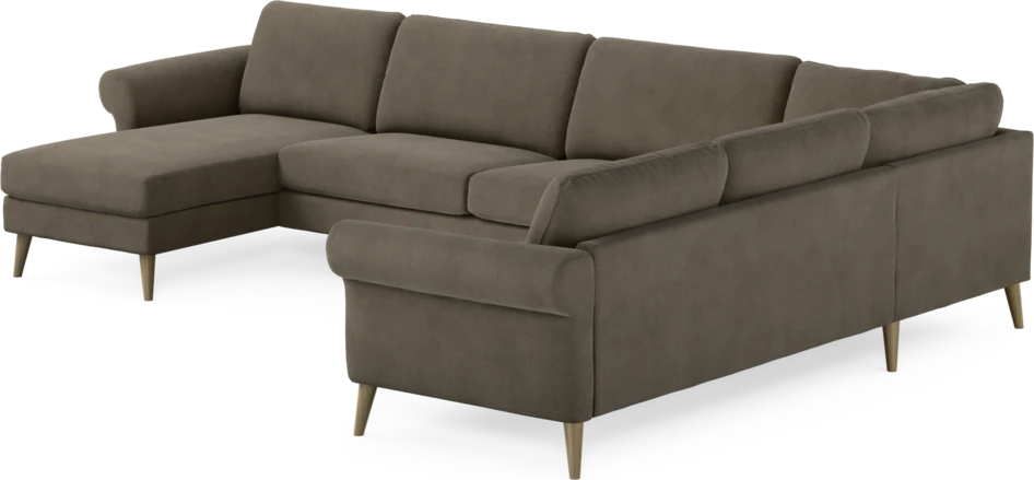 Bridge - Hörnsoffa, 3+2-sits med schäslong vänster - Beige