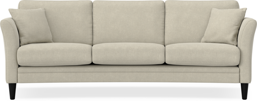 Eden - 3-sits svängd - Beige