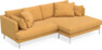 Harper - 4-sits med schäslong XL höger - Gul