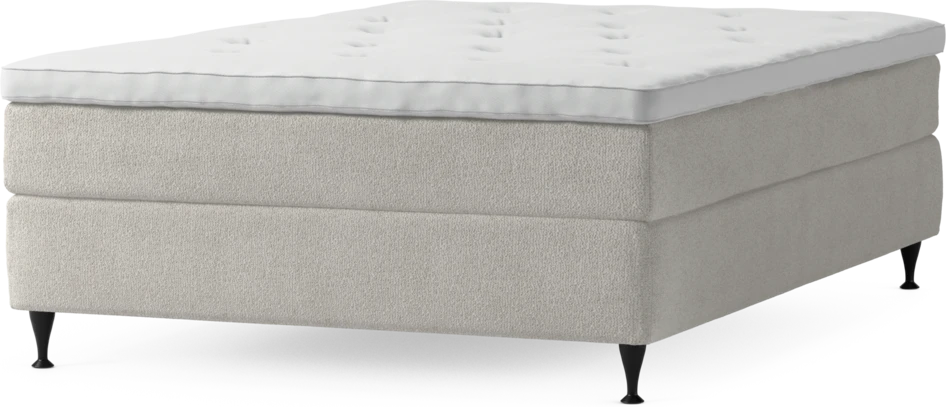 Delux Sense - Kontinentalsäng, enkelsäng 140 cm med bäddmadrass och sängben