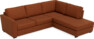 Friday - 2,5-sits soffa med divan höger - Orange