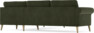 Bridge - Hörnsoffa, 2+2-sits - Grön