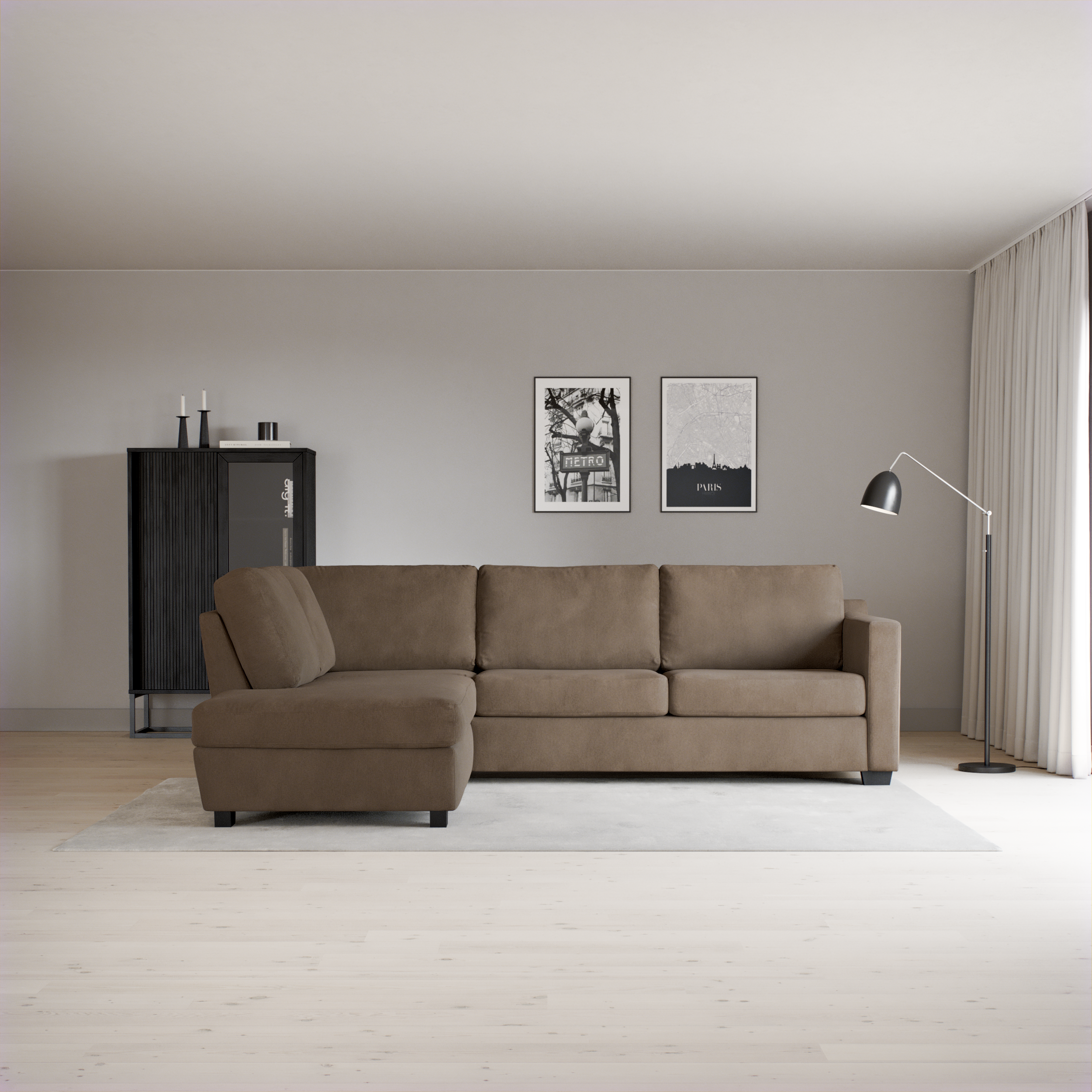 Friday - 2,5-sits soffa med divan vänster - inspiration