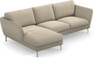Madison - 2-sits soffa med schäslong vänster - Beige