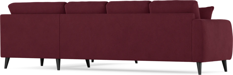 Eden - Hörnsoffa, 3+2-sits - Röd