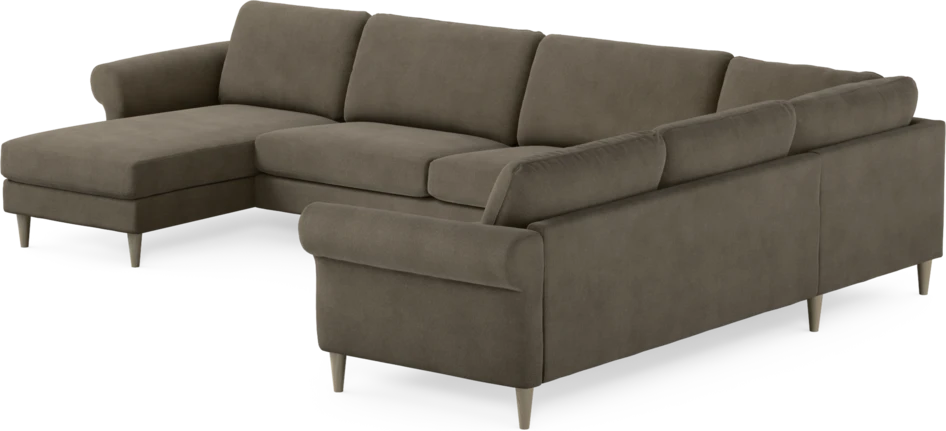 Bridge - Hörnsoffa, 3+2-sits med schäslong vänster - Beige