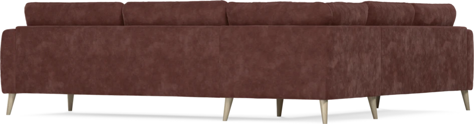 Bridge - Hörnsoffa, 2+3-sits - Röd