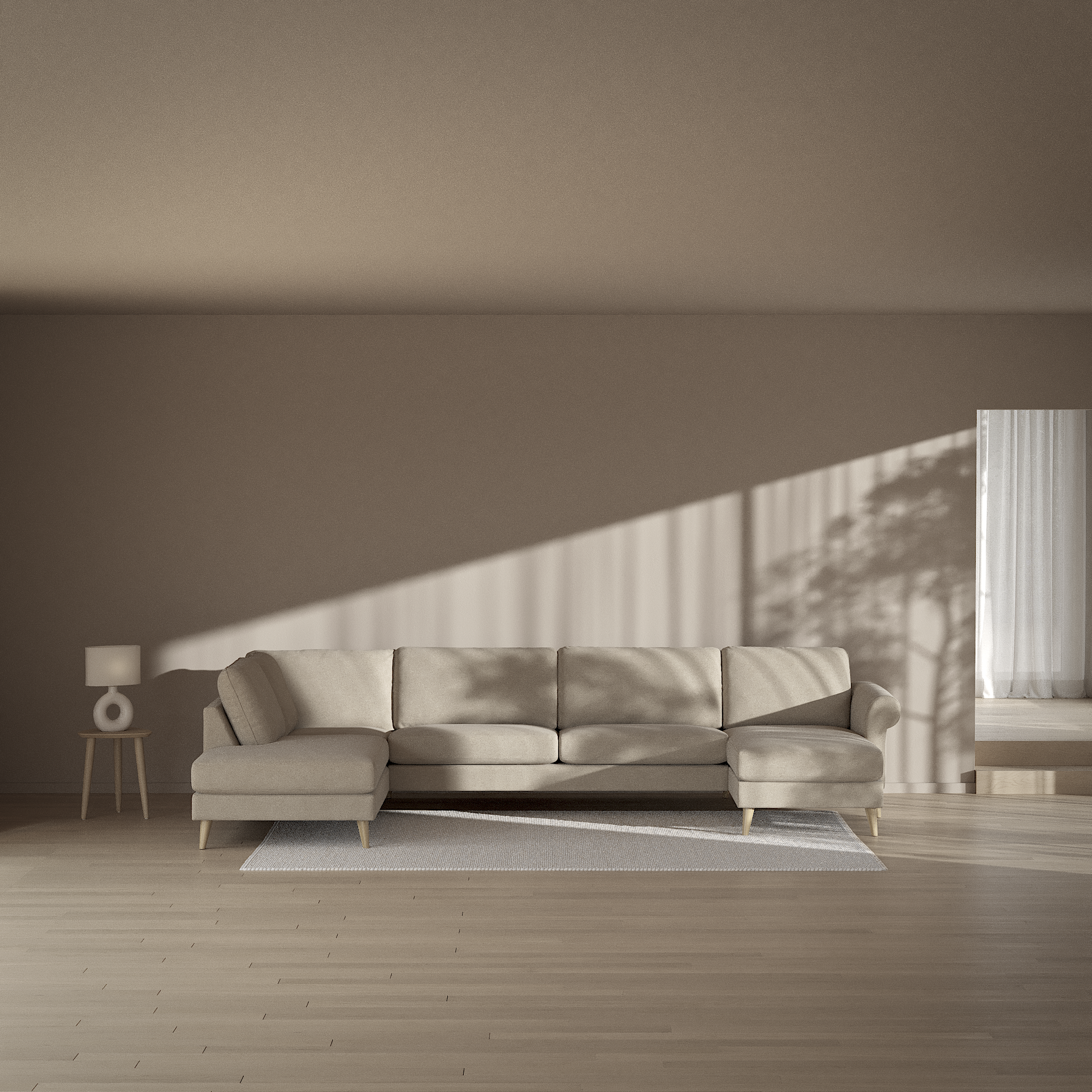 Bridge - 3-sits soffa med divan vänster och schäslong höger - inspiration