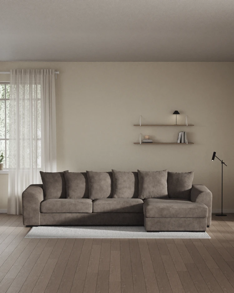 Town - 3-sits soffa med schäslong höger - inspiration