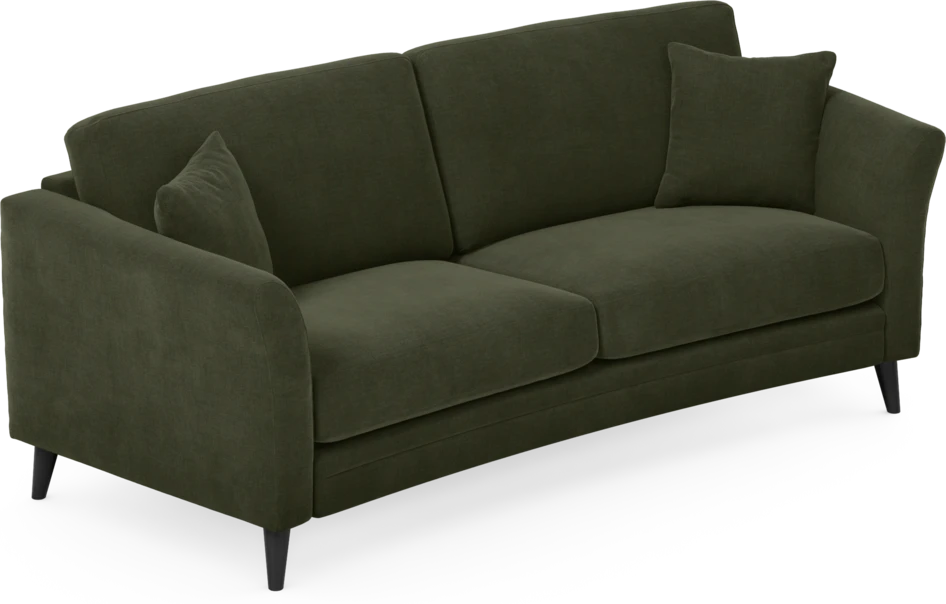 Eden - 2,5-sits soffa svängd - Grön