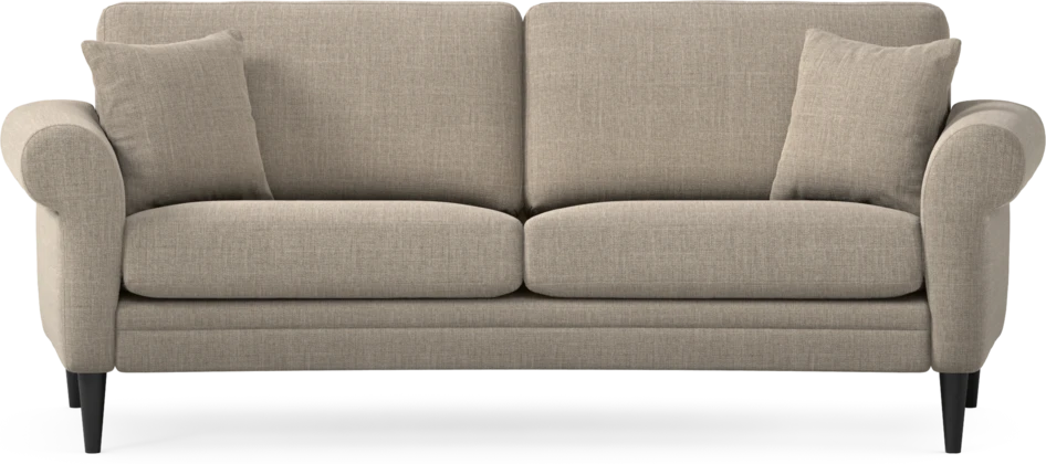 Eden - 2,5-sits soffa svängd - Beige